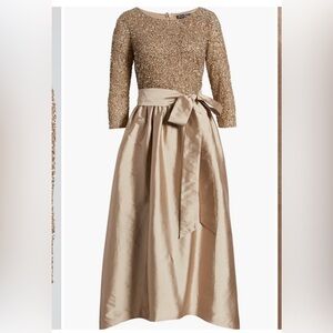 Beaded Bodice Taffeta A-Line Gown
Pisarro Nights